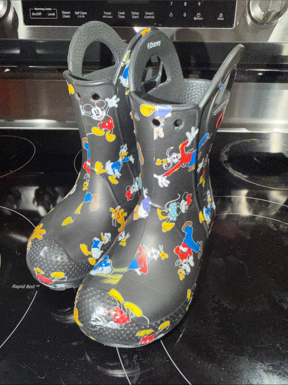 Disney Crocs Mickey Kids Rain Boots